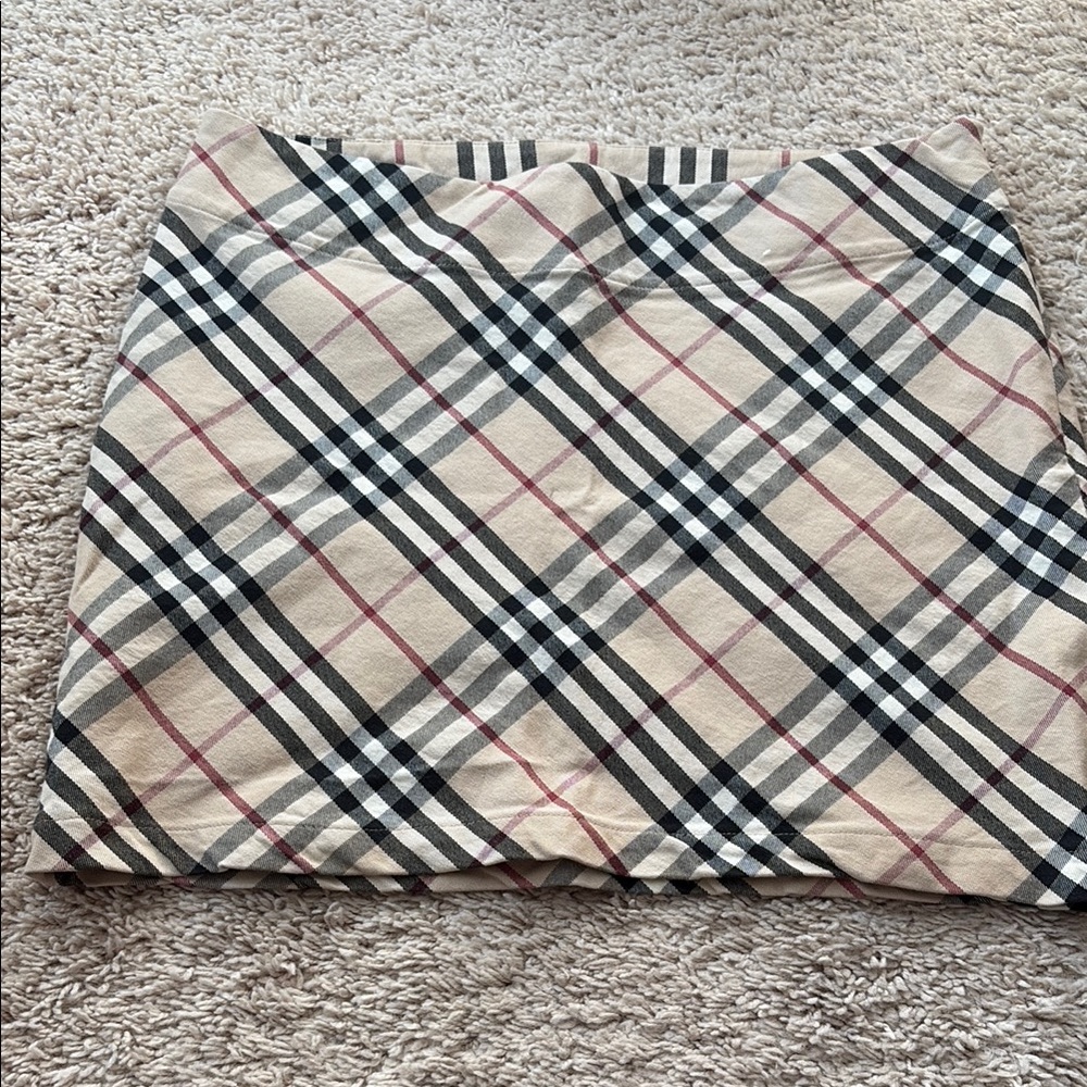 Plaid Beige Skirt